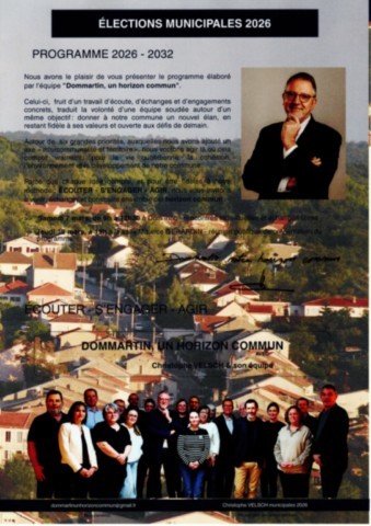 Présentation Christophe aux habitants